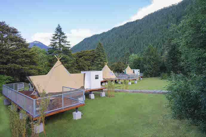 Songtsam Glamping Palpa tents