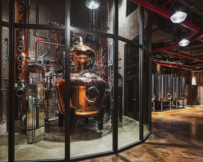 Great Jones Distilling Co. copper vendome still