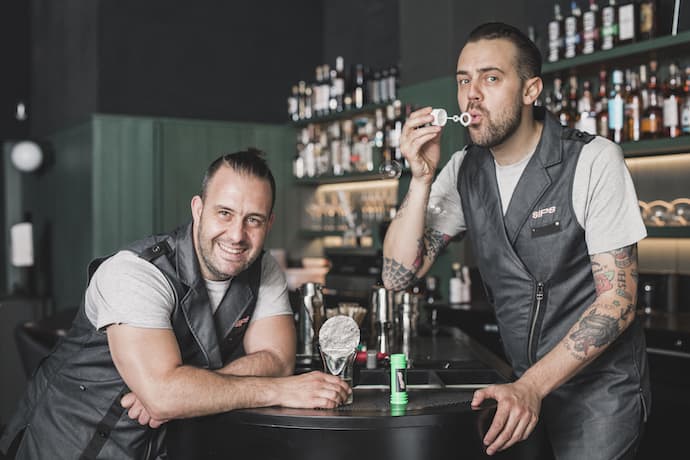 Marc Álvarez and Simone Caporale of Sips barcelona