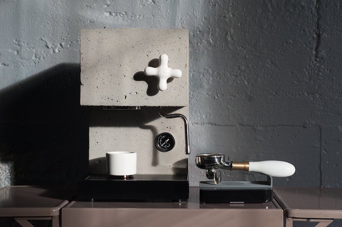 anza concrete espresso machine