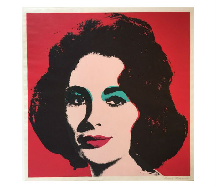 Liz Taylor by Andy Warhol