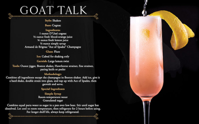 T-Pain's book Goat Talk cocktail