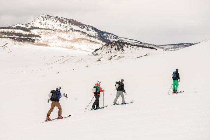 Bluebird Backcountry skiing