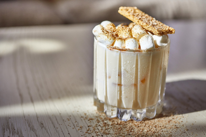 s'mores milk punch