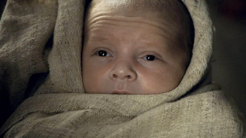 John Snow as a Baby