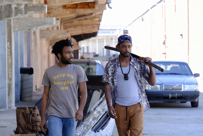 Solbari Sun Hat worn by Darius (Lakeith Stanfield) as seen in