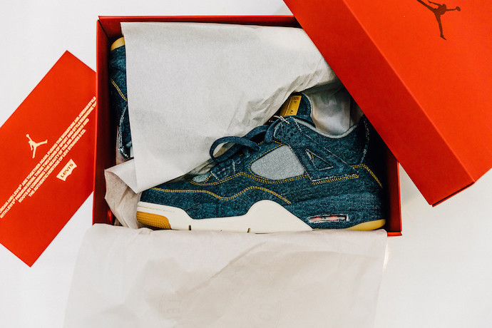 The Michael Jordan of Denim Sneakers... | This New Levi's x Jordan