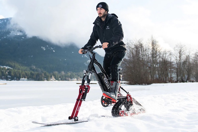 S-Trax conversion kit could make yo' bike into a snowbike