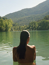 Skinny dipping iceland