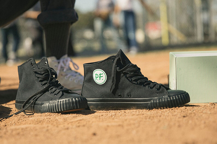 pf flyers metal cleats