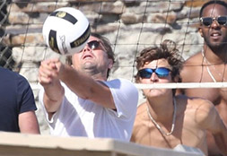 Who Won the Instantly Infamous Beach Volleyball Match Between Leonardo DiCaprio and Ansel Elgort?