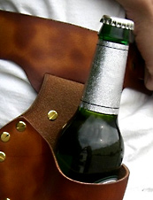 UrbanDaddy - Custom Leather Beer Holster