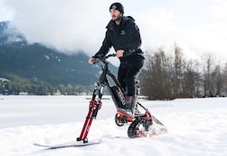 Turn Your Bike into a Pedal-Assisted Snowmobile