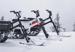 The World's First Electric Snow Bike
