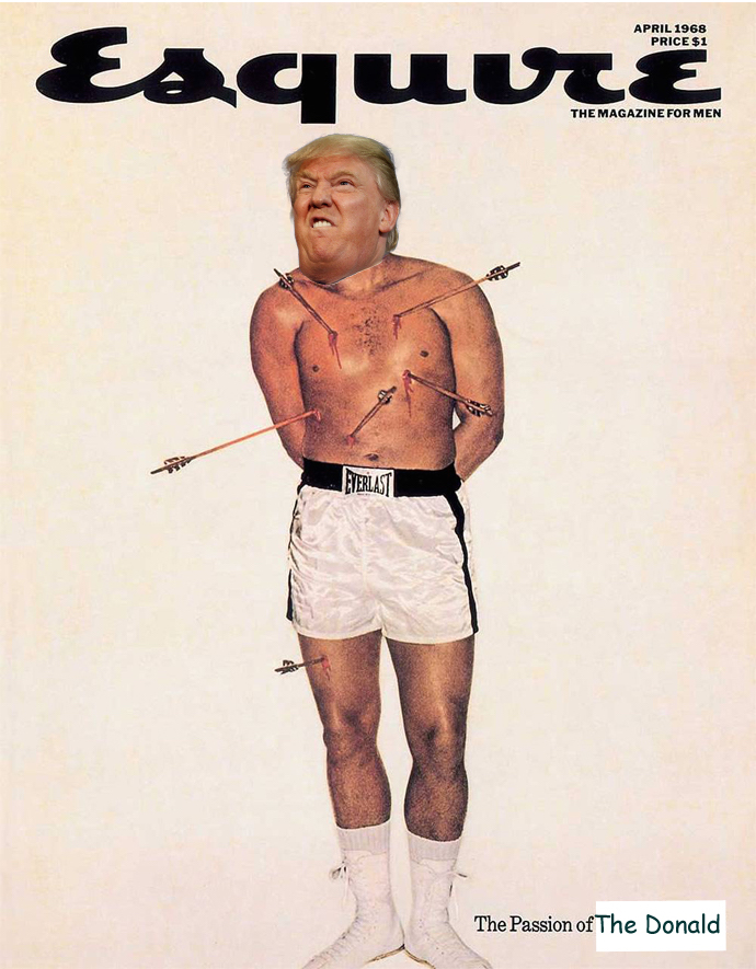 Fake Esquire Cover With Donald Trump In Place of Muhammad Ali