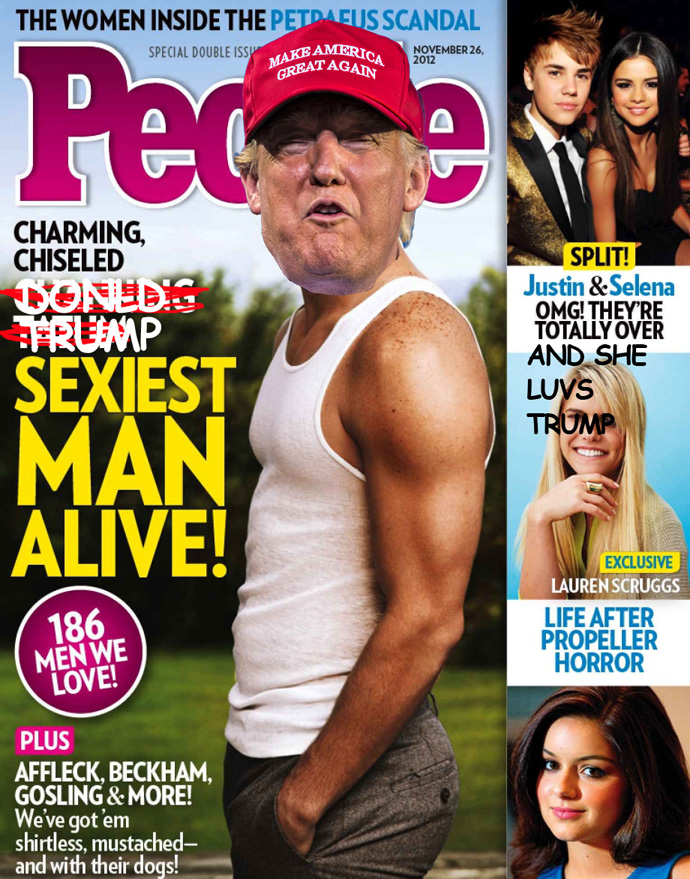 Fake People Magazine Cover Donald Trump Sexiest Man Alive