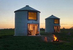 You're Sleeping in a Grain Silo on a Montana Farm