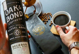 Single-Origin Coffees Aged in Whiskey and Wine Barrels