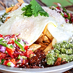 Pulled-Boar Chilaquiles
