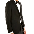 A Black Jacket. To Match Your Black Tie.