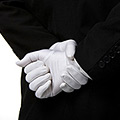 White Leather Gloves at Brooks Brothers
