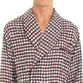 Abstract Houndstooth Robe