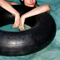 Playing Water Polo in an Inner Tube