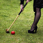 Bubbly and Croquet at Barnsdall