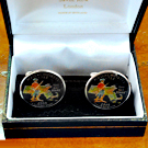 These Indian Head Coin Cufflinks
