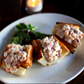 Lobster Rolls Outside the Fairmont
