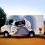 An Instagram Art Gallery in a Truck