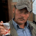 Jaws. With Era-Correct Beer Cans.