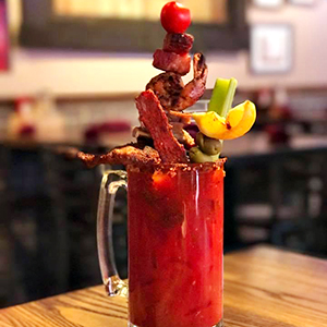 A Meal and a Bloody Mary Combined