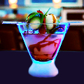 Caprese Martini at Czar Ice Bar