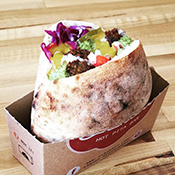 Today in New Places to Eat Pita Sandwiches...