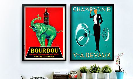 Vintage-Style Alcohol Posters