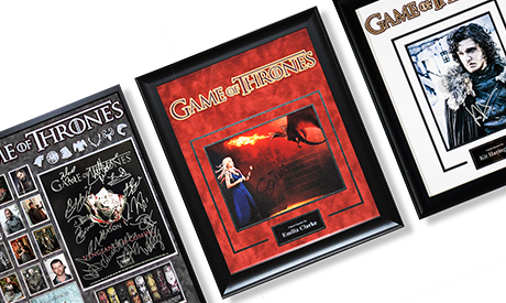 Signed <em>Game of Thrones</em> Memorabilia