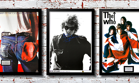 Signed Rock Memorabilia